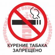 Знак Курение табака запрещено T 340-02 Артикул 724055